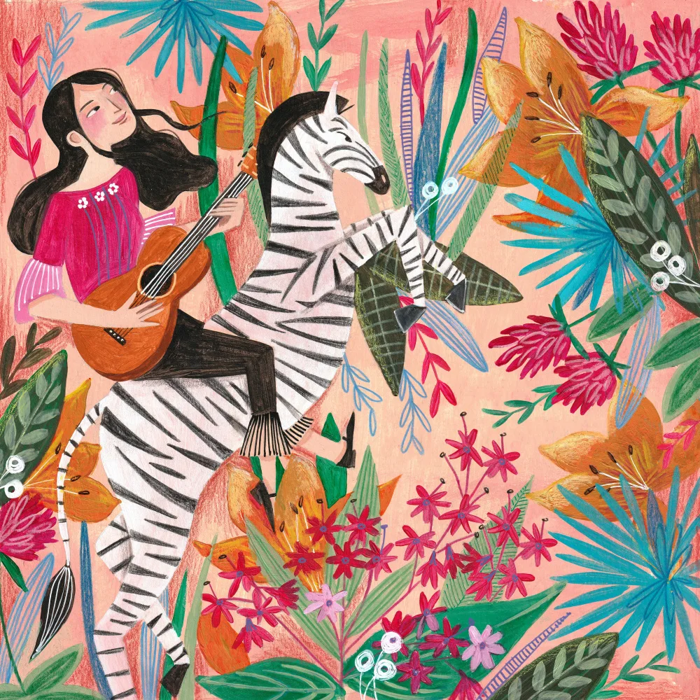 Müller, Bonne Caroline: Zebra in the jungle