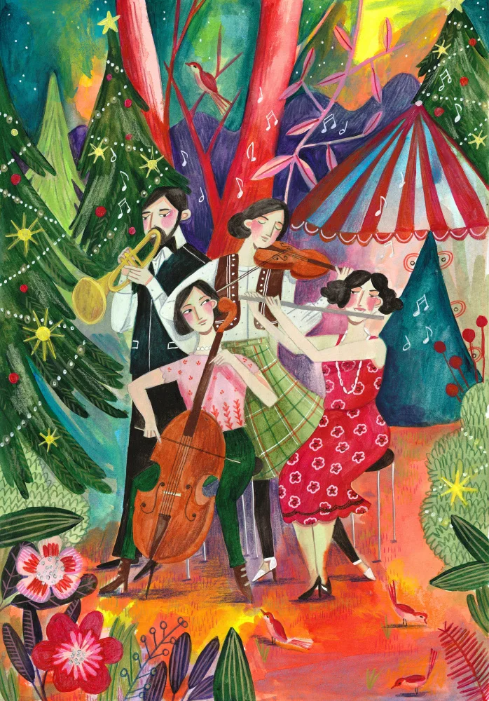 Müller, Bonne Caroline: Christmas music in the forest