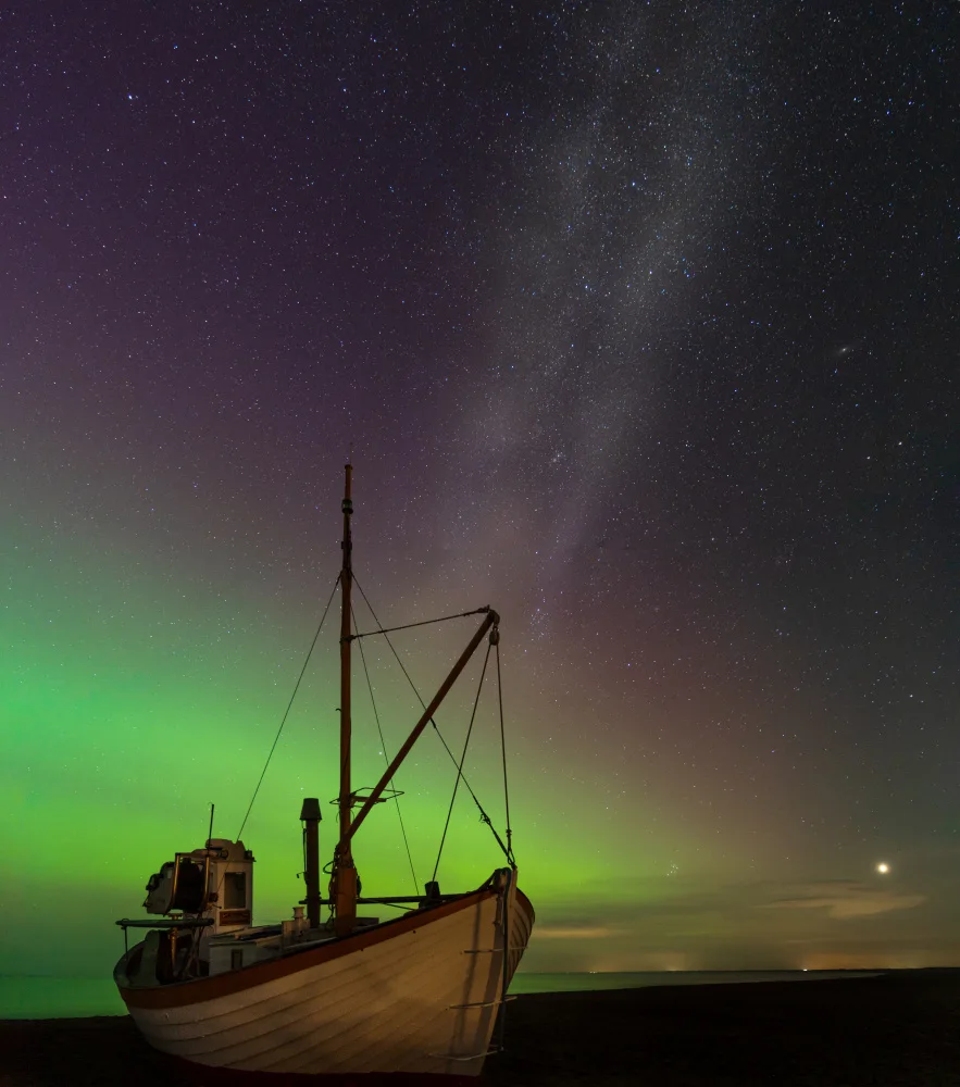Johansen, Ivshin Michael: Aurora, Milkyway and moon - September 2023