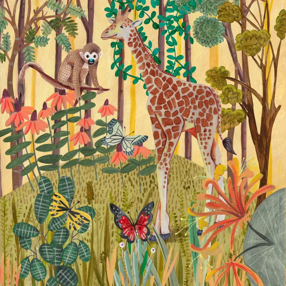 Müller, Bonne Caroline: Giraffe in der Natur