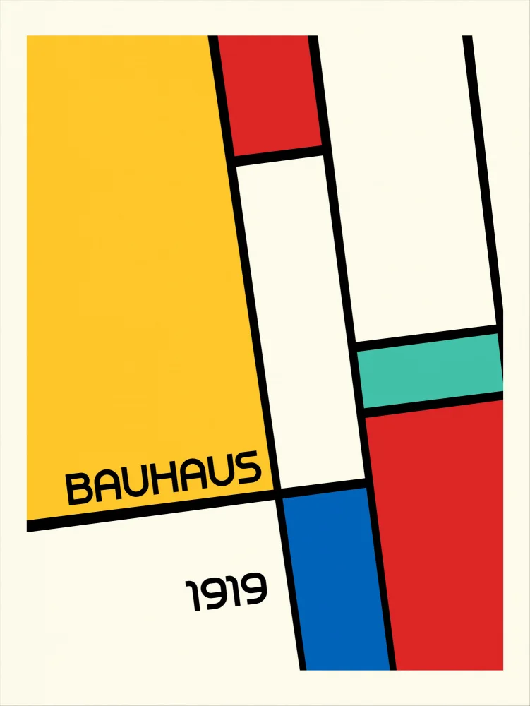 Retrodrome: Diseño Geométrico Bauhaus Retro