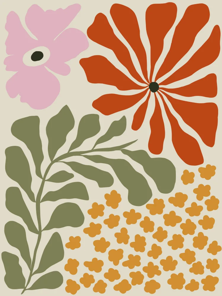 Studio, Art Miho: mid-century blossom