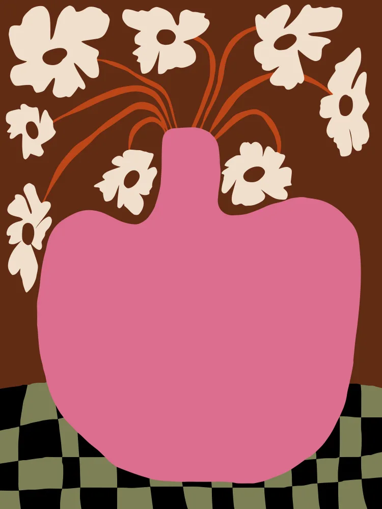 Studio, Art Miho: Big pot with flower