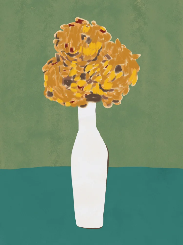 Dean, Little: Chrysantheme auf dem Tisch