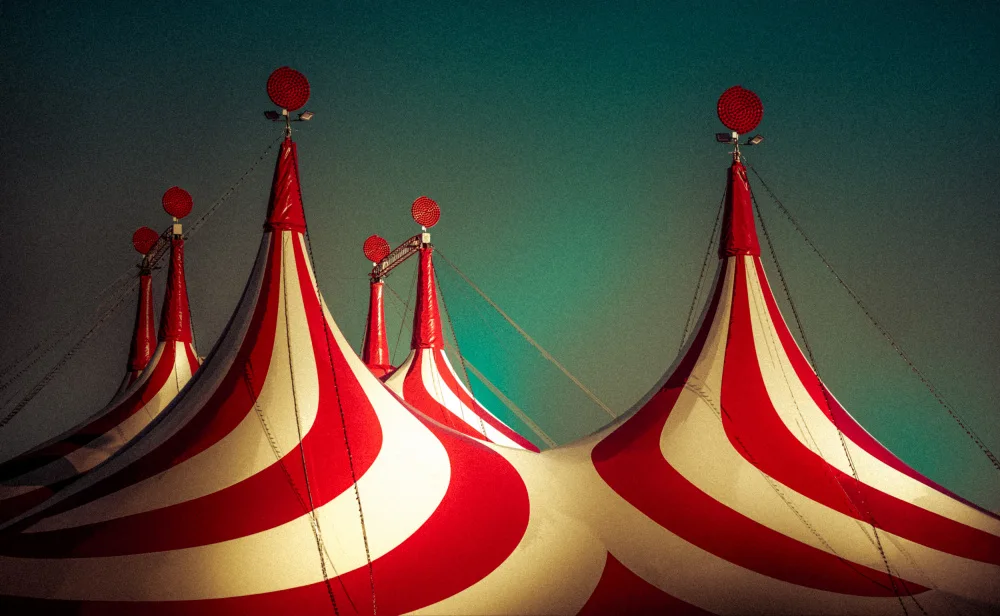 Rückert, Stephan: El techo de la carpa del circo.