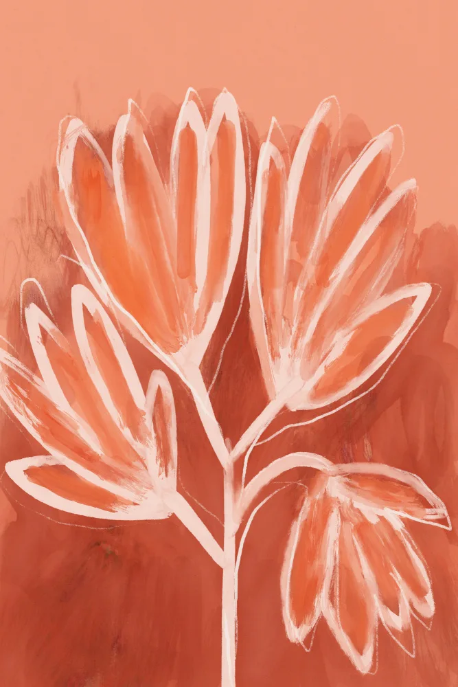Treechild: Pfirsichfarbene Blumen