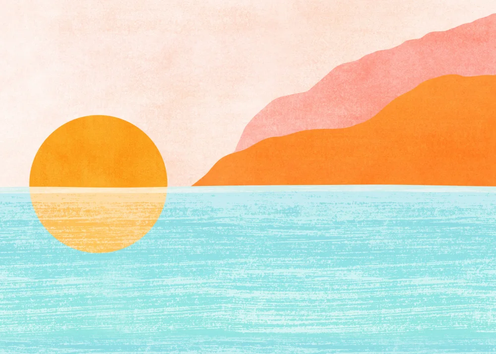 Gallagher, Kristian: Atardecer en la isla
