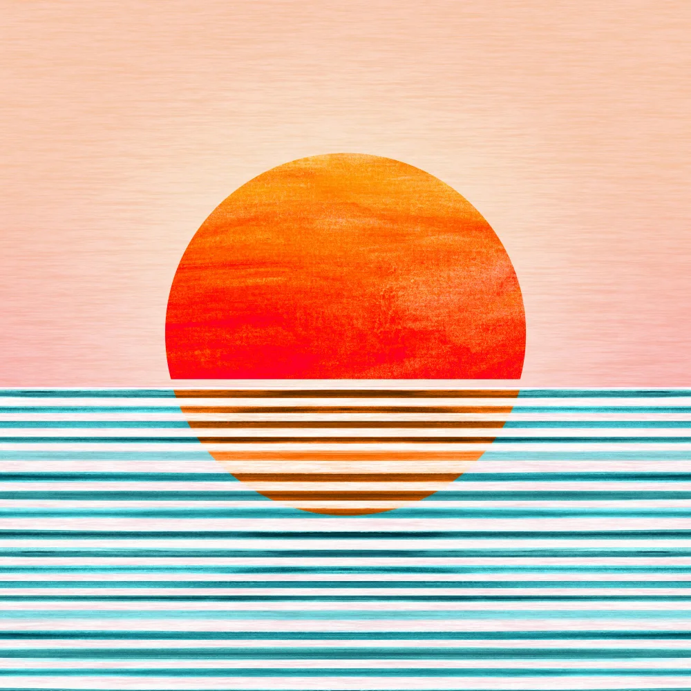 Gallagher, Kristian: Minimalist Sunset 3