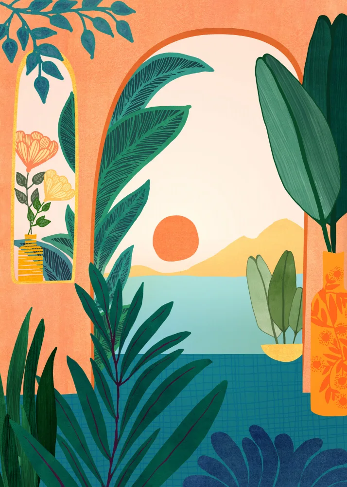 Gallagher, Kristian: Tropical Evening Sunset