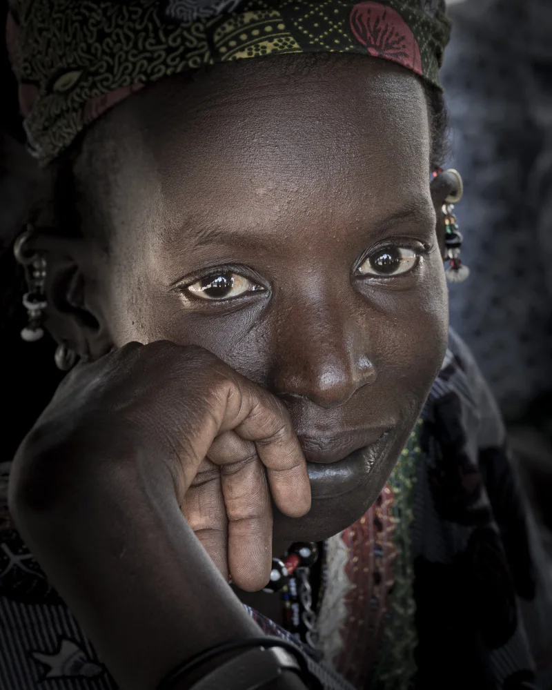 Molina, Elena: fulani woman at Sanaba village, Ivory Coast