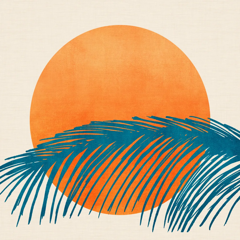 Gallagher, Kristian: Retro Tropical Sunset