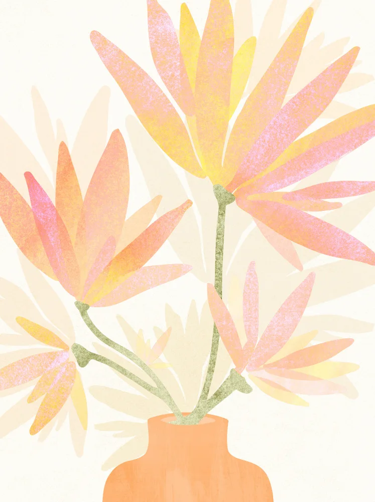 Gallagher, Kristian: Sweet Pink Floral 5x7