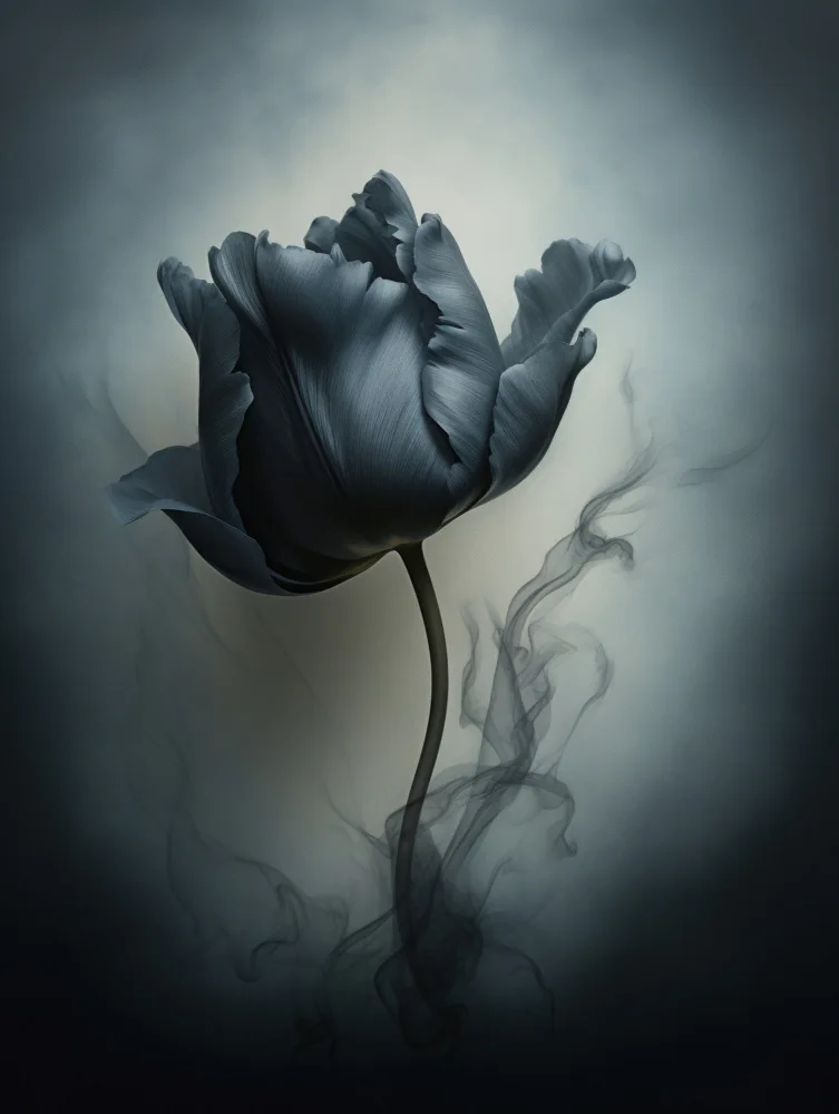 Paksoylu, Bilge: Black Flower 4