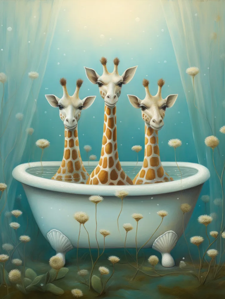 Paksoylu, Bilge: Giraffe In Bathroom