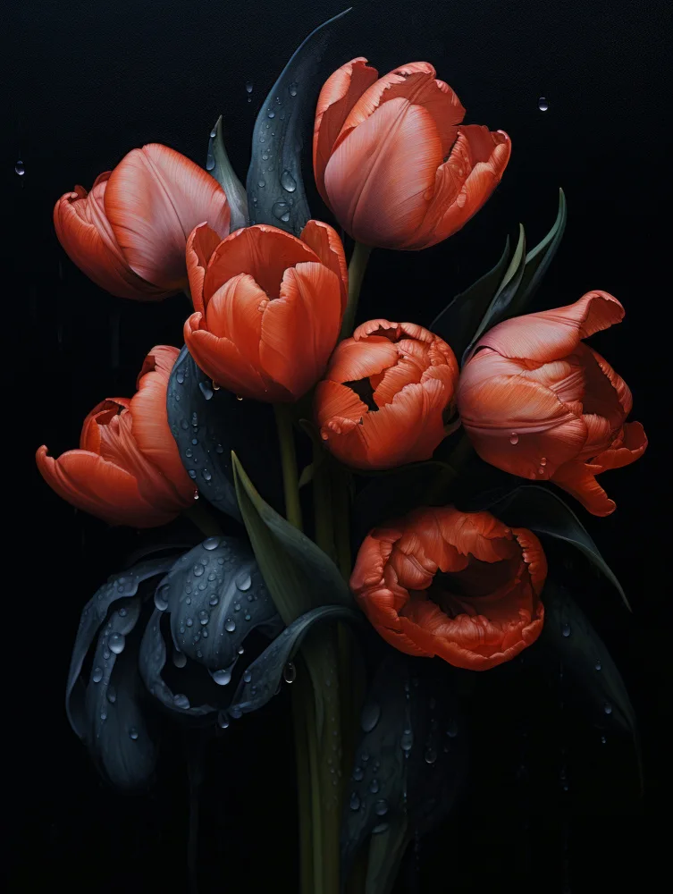 Paksoylu, Bilge: Red Tulips 6