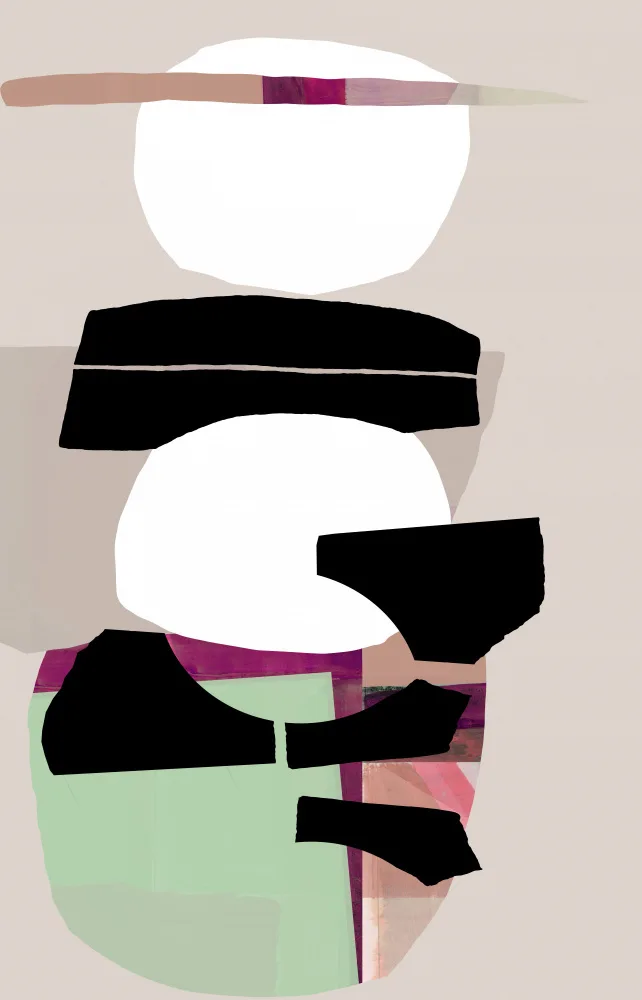 cartissi: Coloreado Abstracto Negro No2