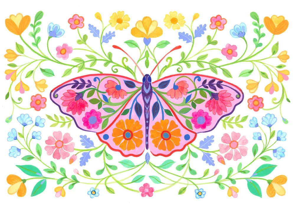 Brent, Isabelle: Art populaire papillon 03
