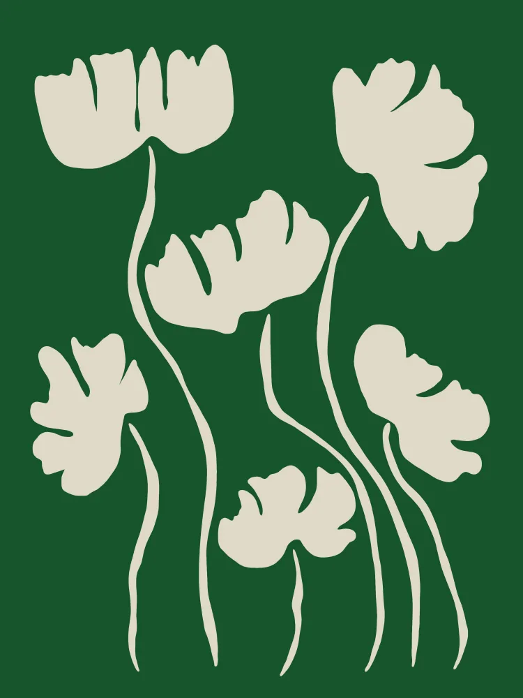 Studio, Art Miho: The magical Green floral