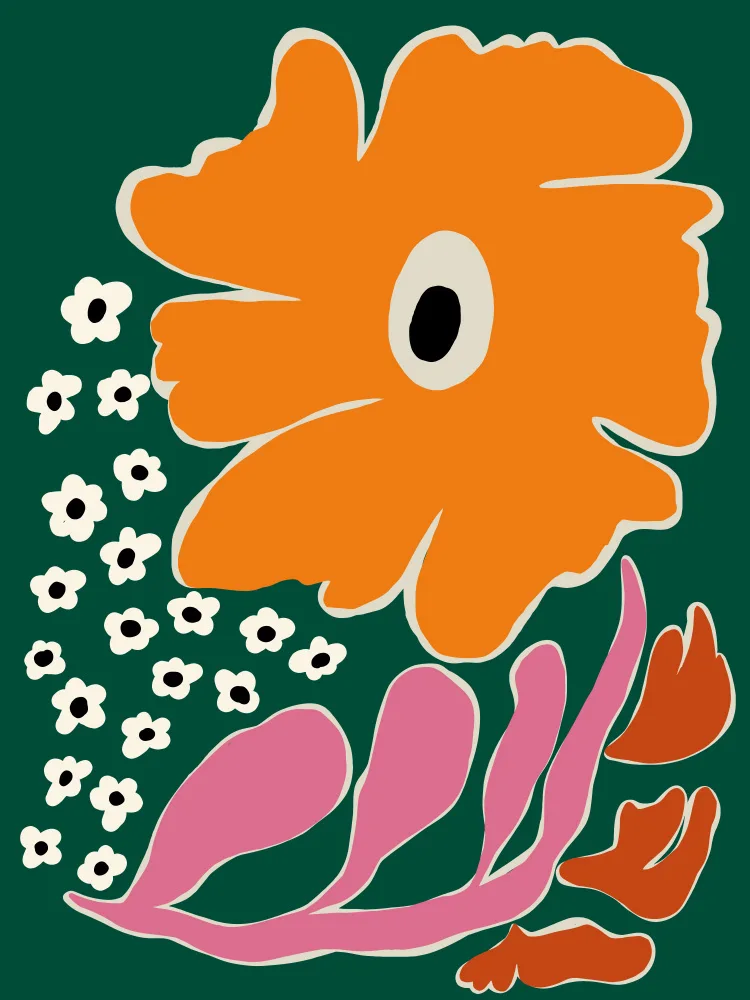 Studio, Art Miho: Vibrant bold tropical