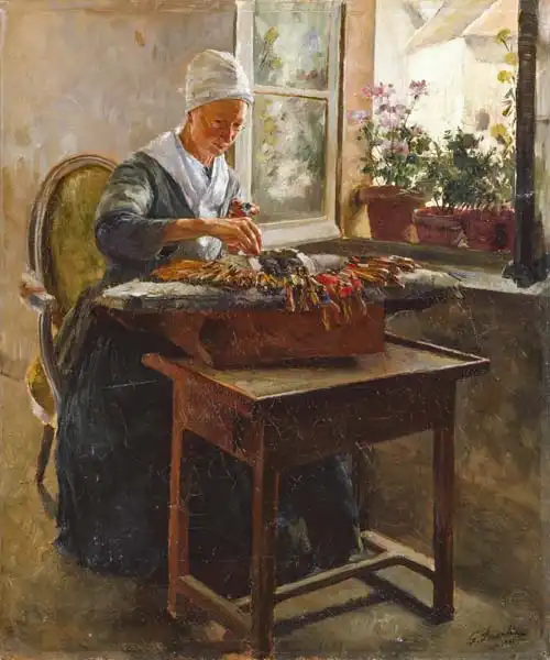 Pauli, Georg: Krajkářka