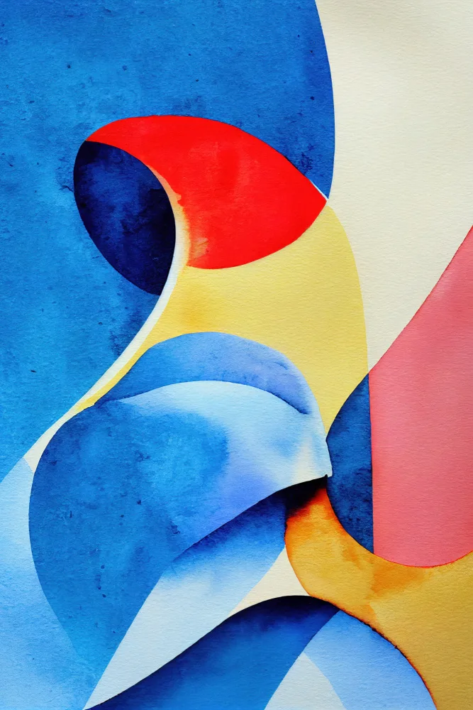 Mauro: Acuarela abstracta inspirada en la naturaleza (día 21)