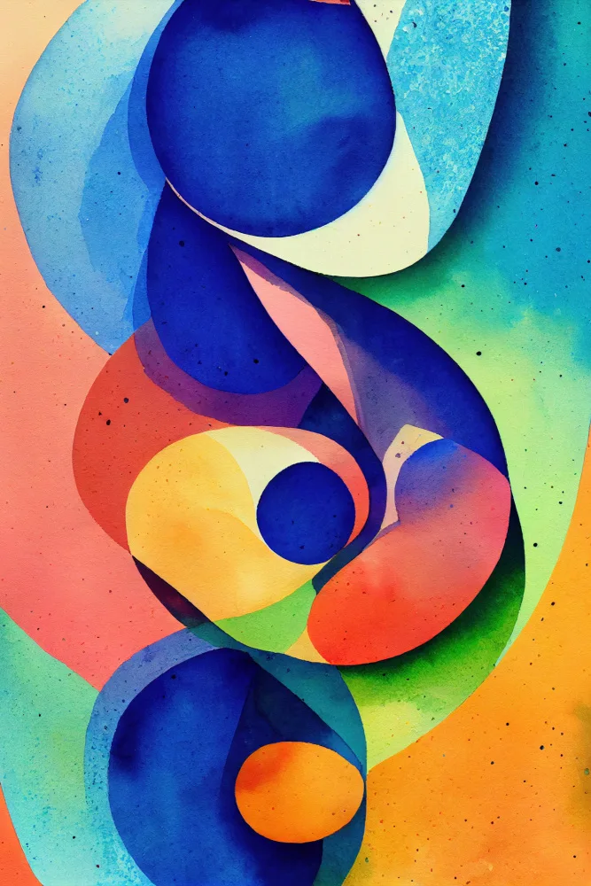 Mauro: Nature Inspired Abstract Watercolor  (Day 25)