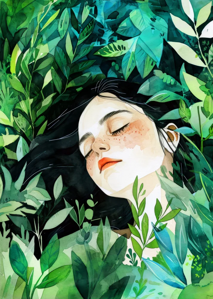 Jaszke, Justyna: Vida de mujer durmiendo en la hierba