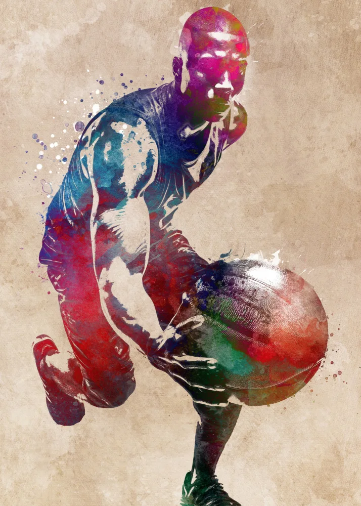 Jaszke, Justyna: Basketball sport art 2