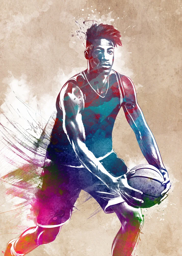 Jaszke, Justyna: Basketball sport art 3