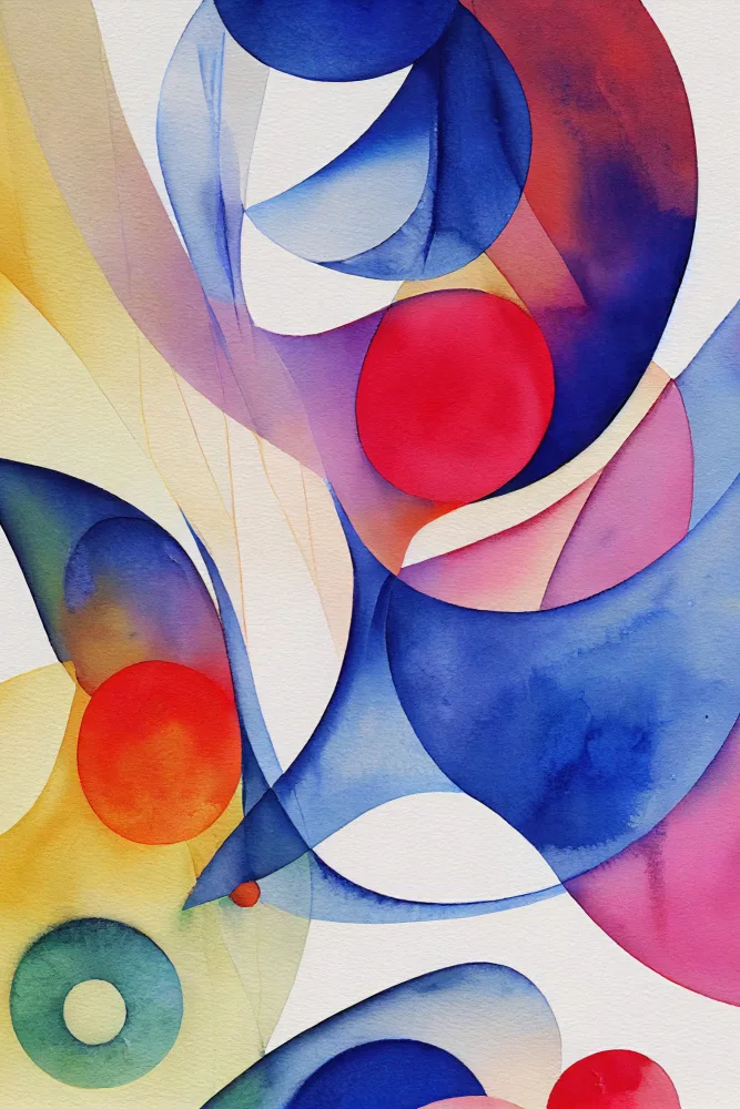 Mauro: Acuarela abstracta inspirada en la naturaleza (día 70)