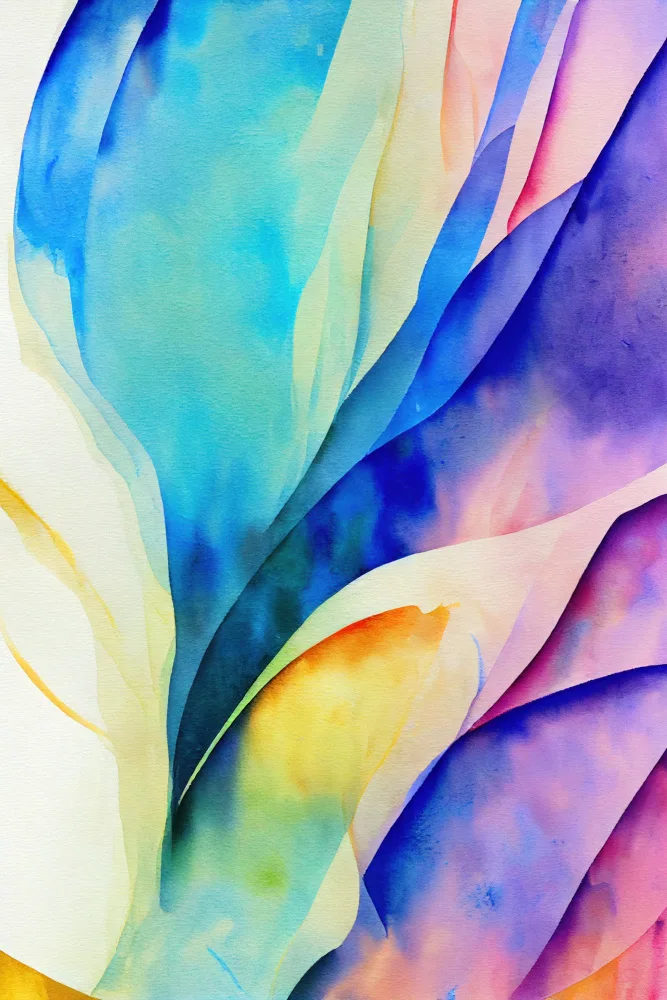 Mauro: Nature Inspired Abstract Watercolor  (Day 100)