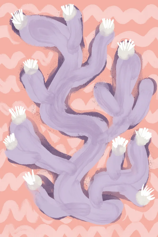 Treechild: coral morado
