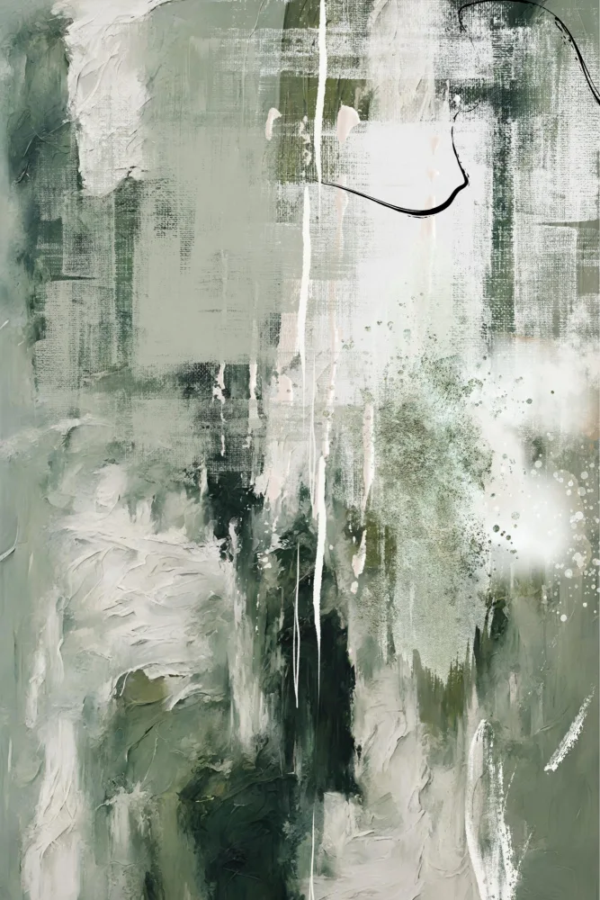 Moss, Ann Sally: Lienzo Verdes 3