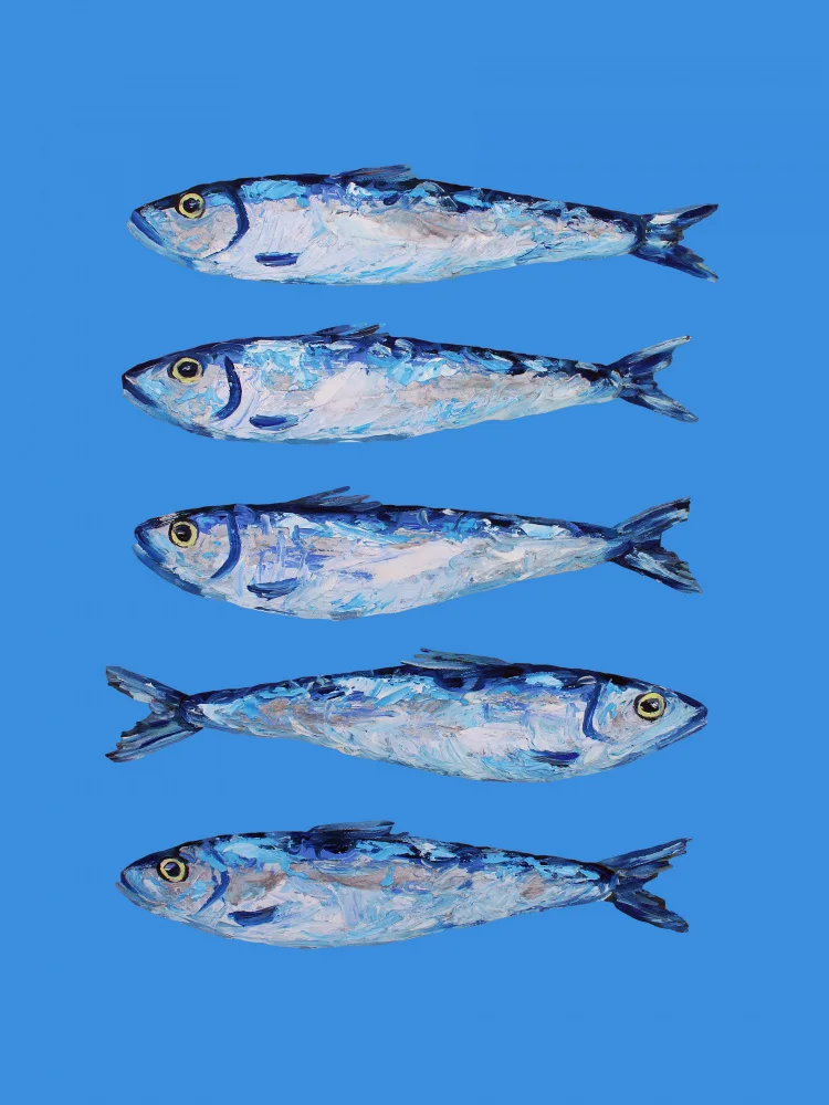 Straker, Alice: Sardinen auf Blau