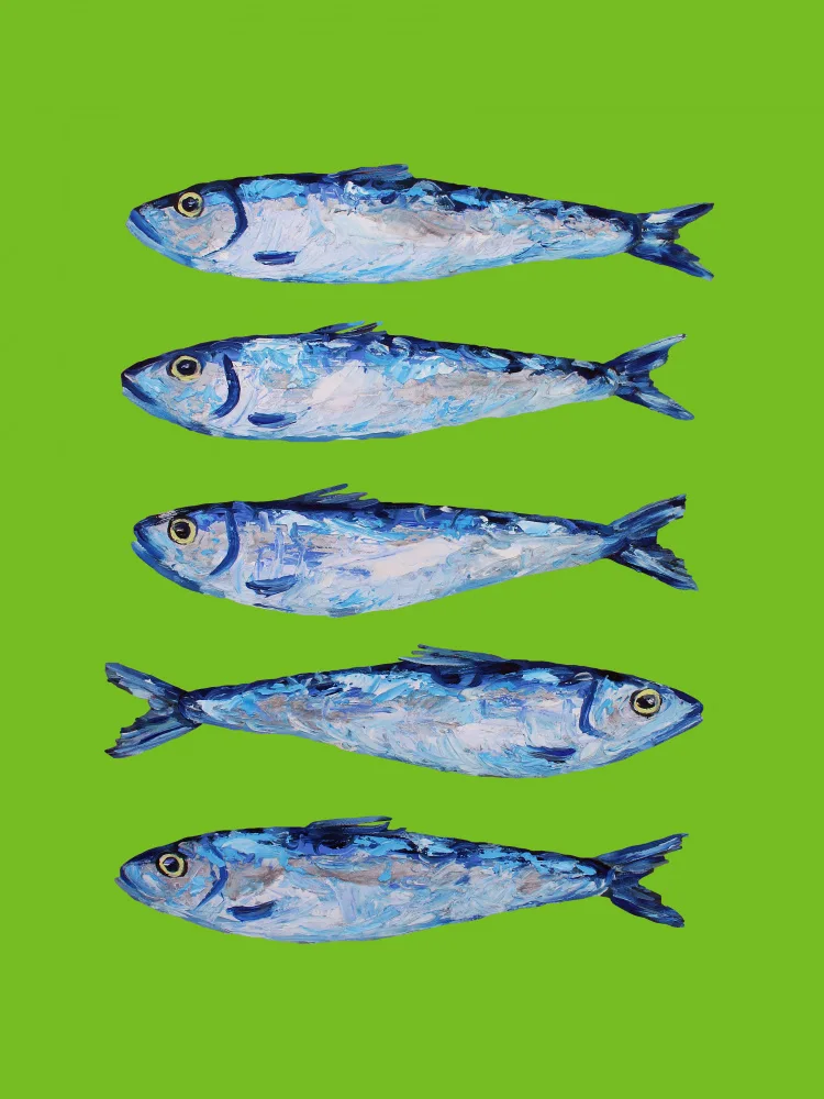 Straker, Alice: Sardinen Limettengrün