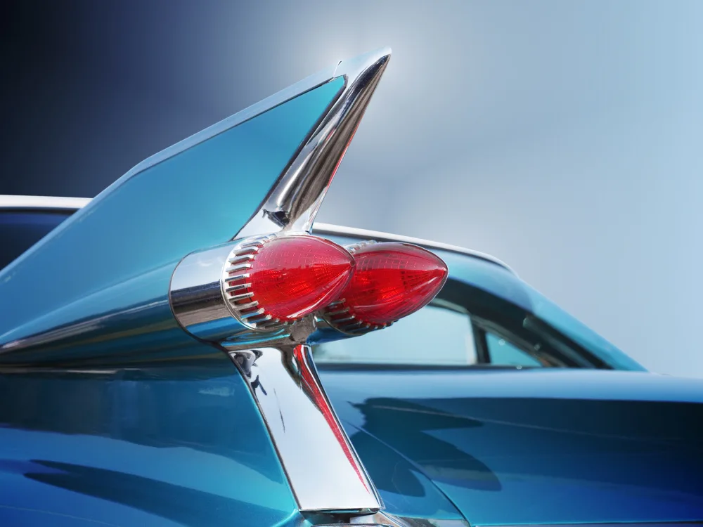 Gube, Beate: American classic car Sedan Deville 1959 Rear