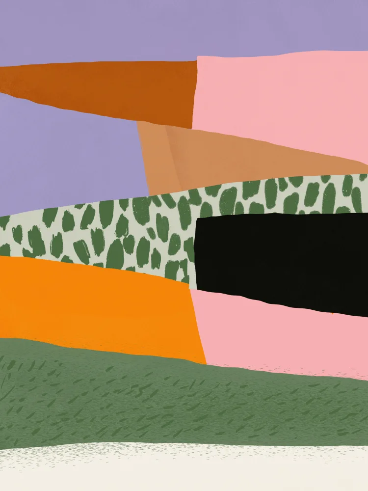 Dean, Little: Collage abstract minimalism 02