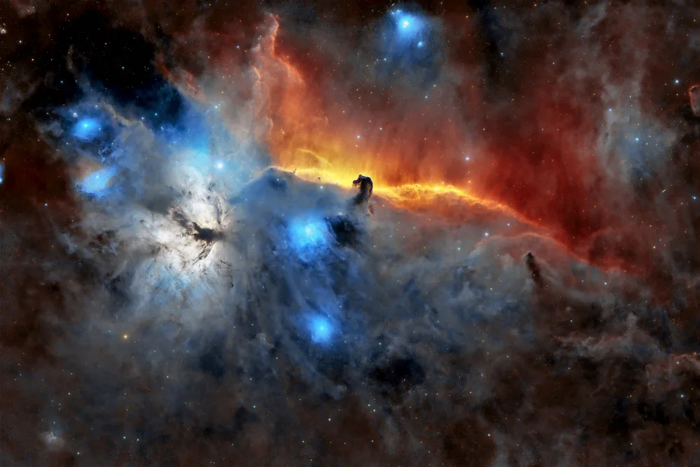 D., Maria Jose: Nebulosa Cabeza de Caballo Modifica paleta Hubble