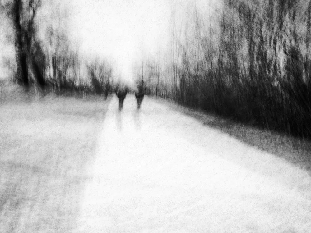Imaginative: Im Schnee spazieren gehen