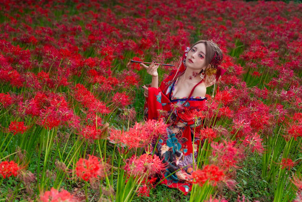 yamamo0115: red spider lily