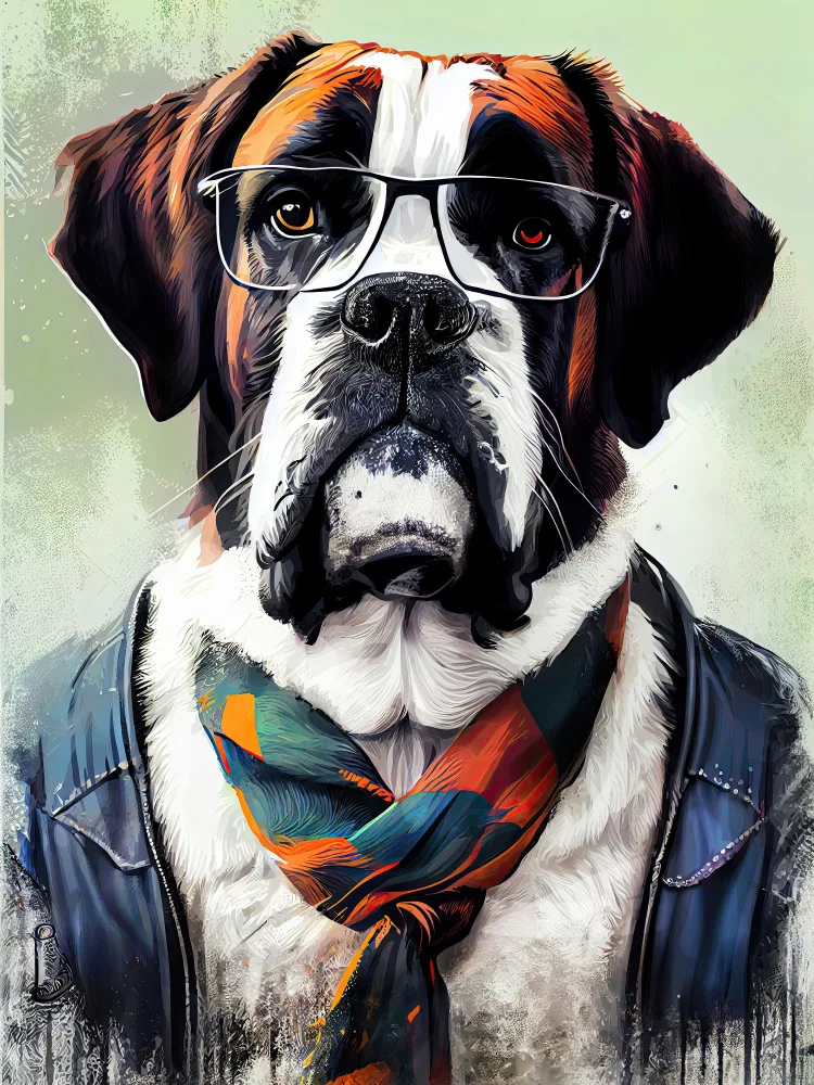 Jaszke, Justyna: Arte animal perro hipster