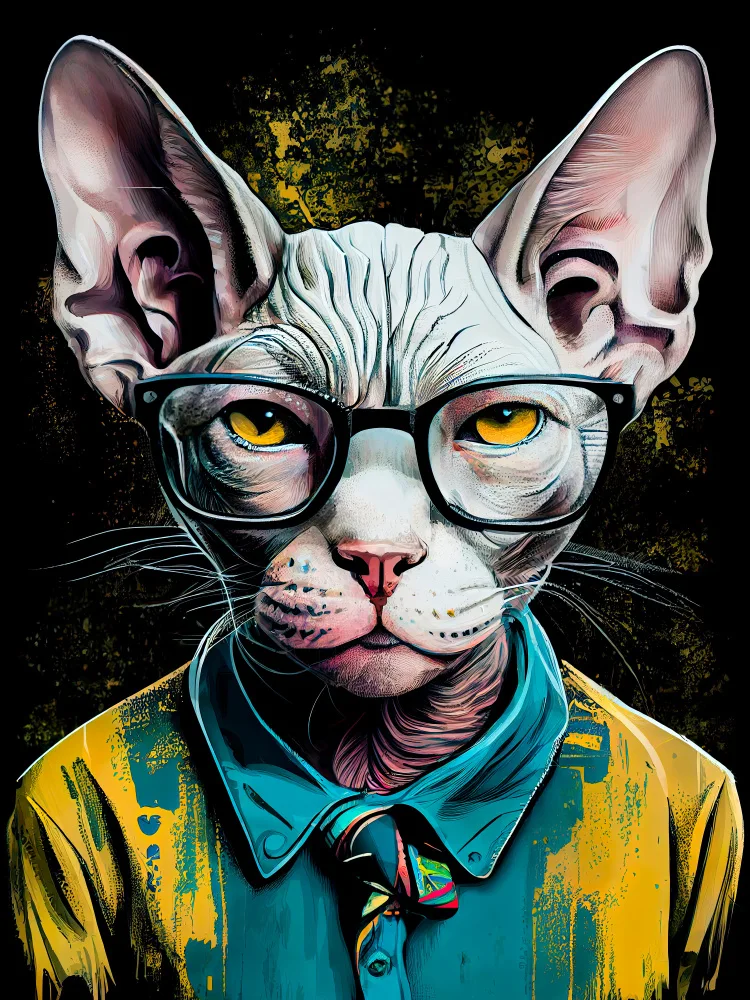 Jaszke, Justyna: Arte animal gato hipster