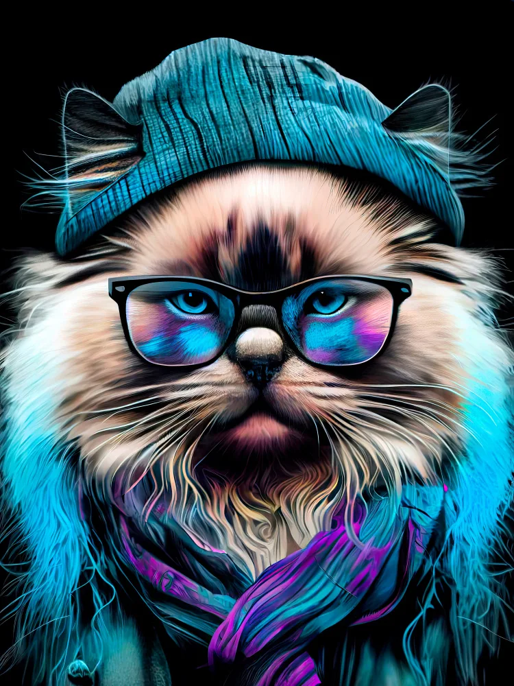 Jaszke, Justyna: Arte animal gato hipster