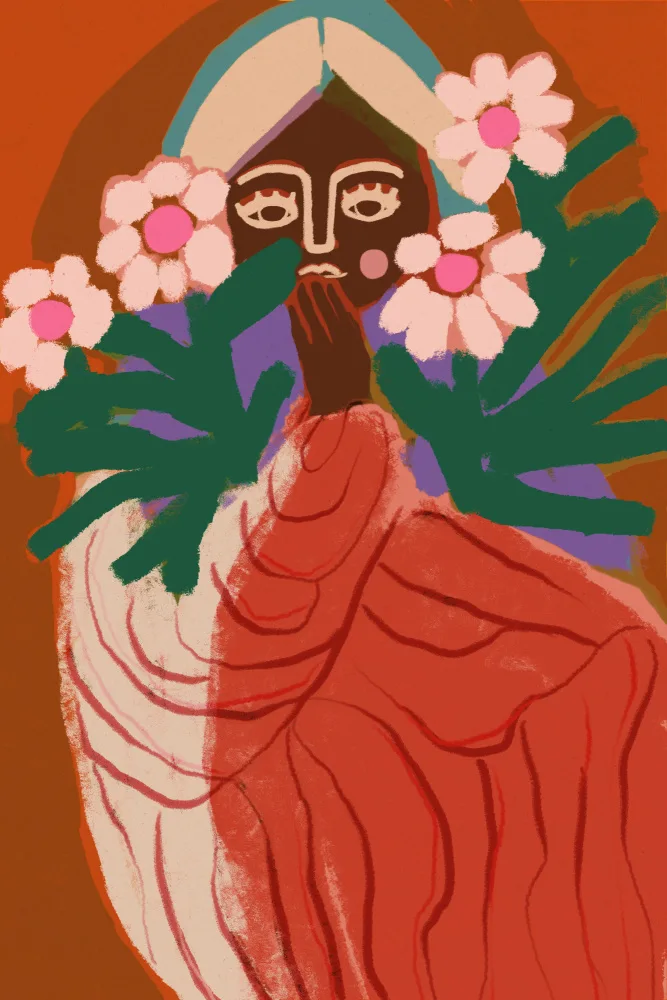 Treechild: Schüchternes Blumenmädchen