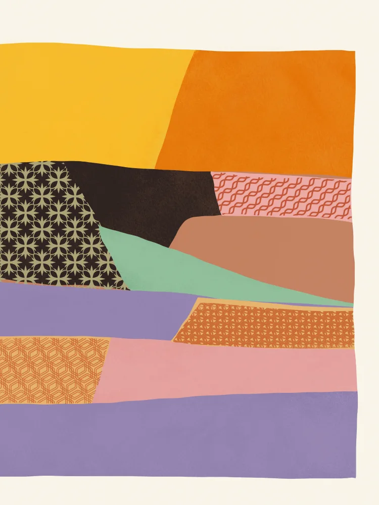 Dean, Little: Collage abstract minimalism 04