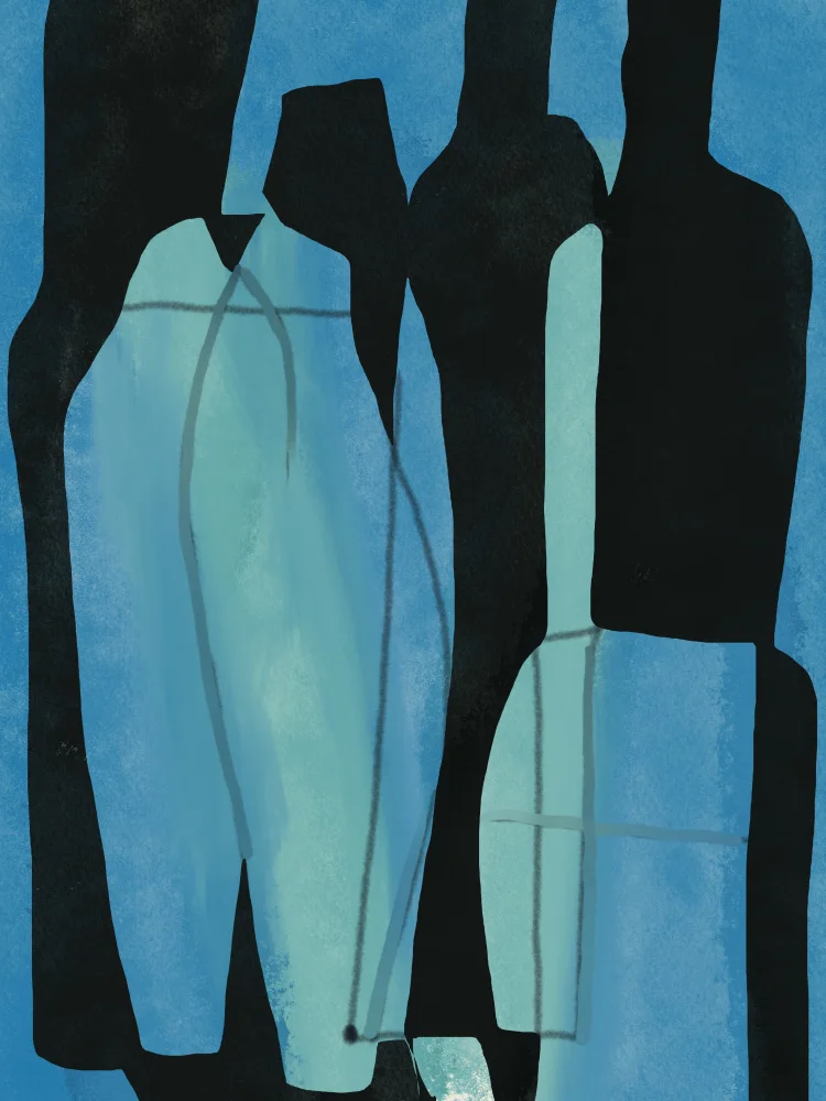 Dean, Little: Stii life glass Vases silhouett