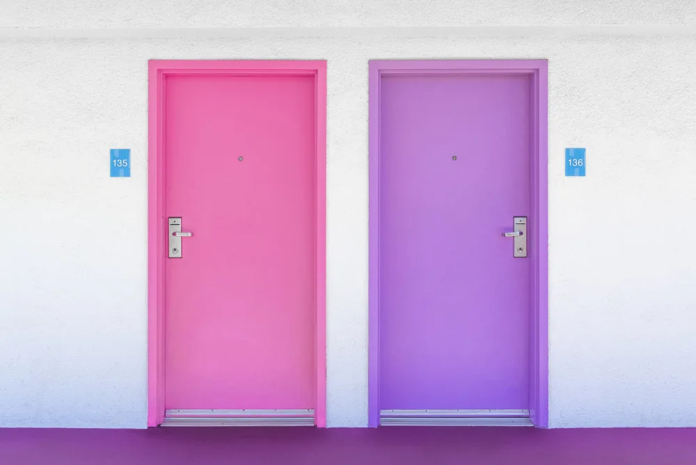 Windeknecht, Tom: Portes roses et violettes au Saguaro