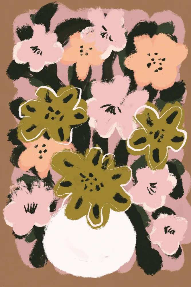 Treechild: Pastellblumenimpression Nr. 7