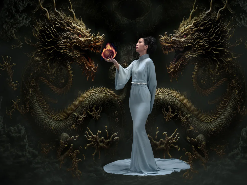 ning, Cai: 龙年戏龙