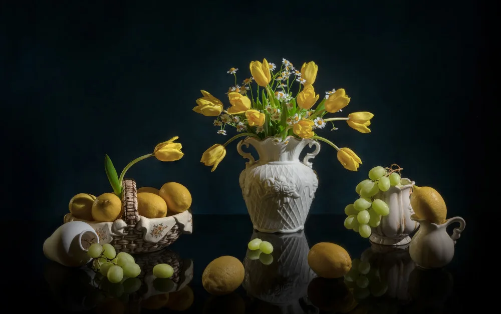 Zhang, Joan: tulipanes y limones